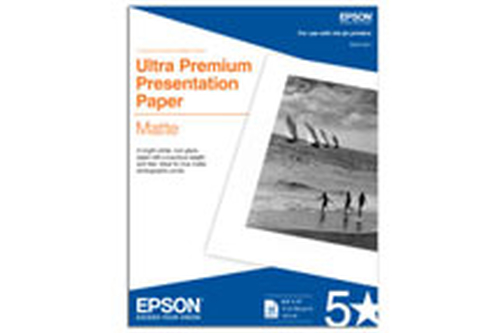 Epson Ultra Premium Presentation Paper Matte - 13" x 19", 192 g/m², 10.3 µm, 94%, 15 - 25 °C, 40 - 60%, 2,09 kg