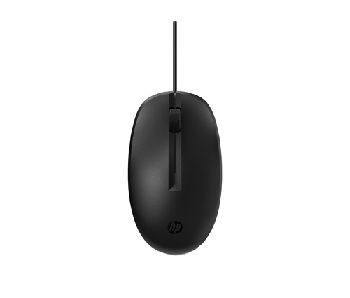 HP 128 LSR WRD Mouse (Bulk120), Ambidextrous, Laser, USB Type-A, Black
