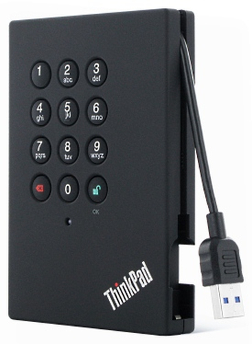 Lenovo ThinkPad USB 3.0 1TB, 1 TB, 2.0, 5400 RPM, Black