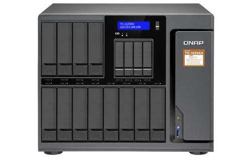QNAP TS-1635AX, NAS, Tower, 8 GB, DDR4, 0 TB, QNAP Turbo System