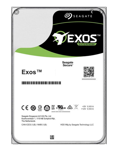 Seagate Exos X16, 14 TB, 7200 RPM, 256 MB, 3.5", SAS