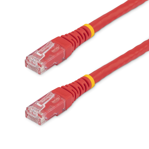 StarTech.com C6PATCH6RD, 1,8 m, Cat6, U/UTP (UTP), RJ-45, RJ-45, Red