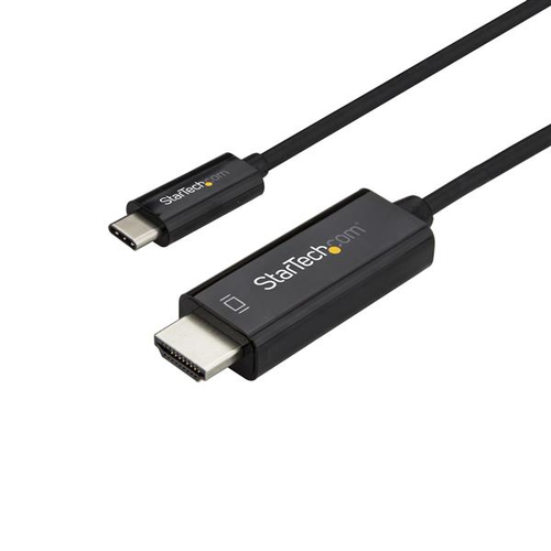 StarTech.com CDP2HD2MBNL, 2 m, USB Type-C, HDMI, Male, Male, Straight