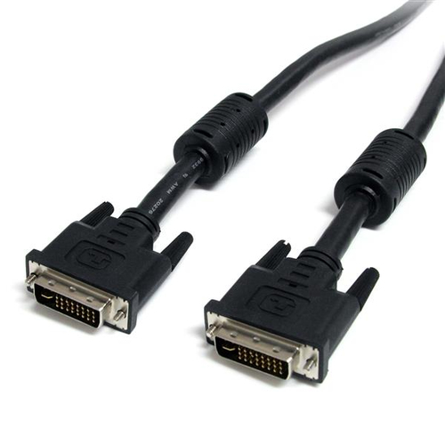 StarTech.com 10ft DVI-I, 3 m, DVI-I, DVI-I, Black, 9,9 Gbit/s, Male/Male