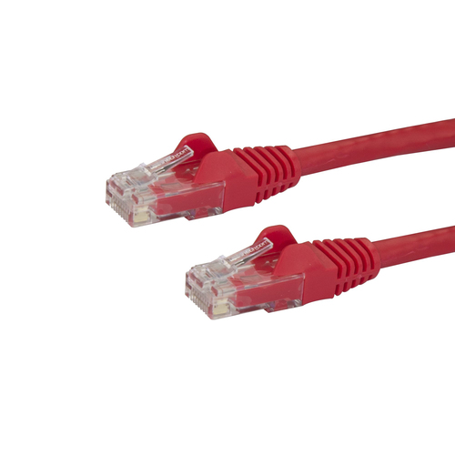 StarTech.com N6PATCH150RD, 45,7 m, Cat6, U/UTP (UTP), RJ-45, RJ-45, Red