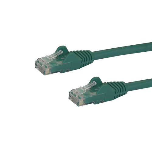StarTech.com N6PATCH8GN, 2,4 m, Cat6, U/UTP (UTP), RJ-45, RJ-45, Green