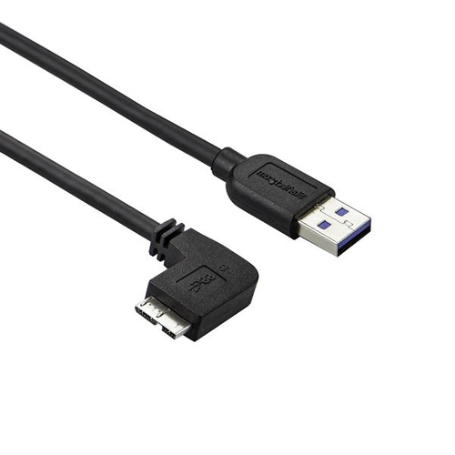 StarTech.com USB3AU50CMLS, 0,5 m, USB A, Micro-USB B, USB 3.2 Gen 1 (3.1 Gen 1), 5 Gbit/s, Black