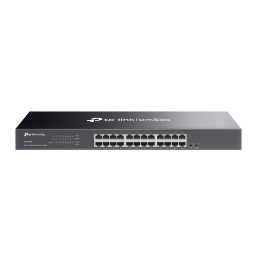 TP-Link Omada DS1024G, Unmanaged, Gigabit Ethernet (10/100/1000), Rack mounting, 1U