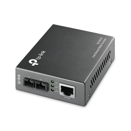 TP-Link Omada MC100CM, 100 Mbit/s, IEEE 802.3, IEEE 802.3u, IEEE 802.3x, 10,100 Mbit/s, Full, Half, Cat3, Cat4, Cat5, Cat5e, 2000 m