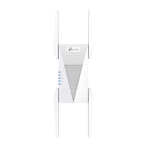 TP-Link RE815XE, White, External, Mesh satellite, Tri-band (2.4 GHz / 5 GHz / 6 GHz), Wi-Fi 6 (802.11ax), 2402 Mbit/s
