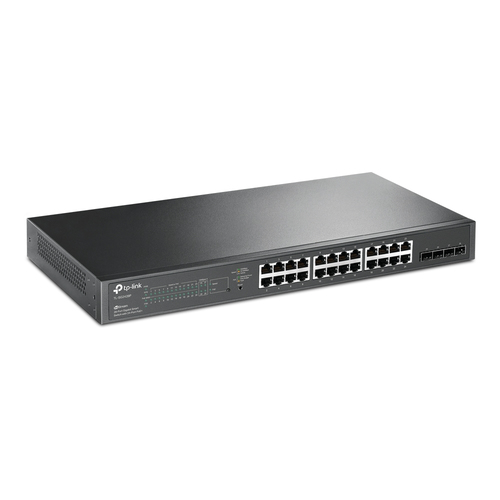 TP-Link JetStream TL-SG2428P, Managed, L2/L2+, Gigabit Ethernet (10/100/1000), Power over Ethernet (PoE), Rack mounting, 1U