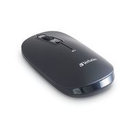 Verbatim 70750, Right-hand, Optical, RF Wireless, Black