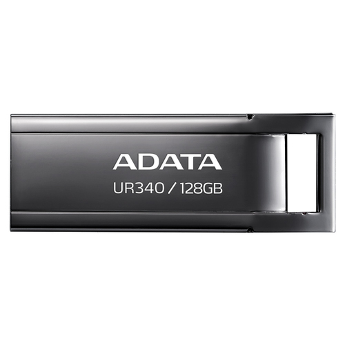ADATA UR340, 128 GB, USB Type-A, 3.2 Gen 2 (3.1 Gen 2), 100 MB/s, Cap, Black