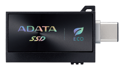 ADATA SC730, 1 TB, USB Type-C, 3.2 Gen 2 (3.1 Gen 2), 600 MB/s, 10 Gbit/s, Black