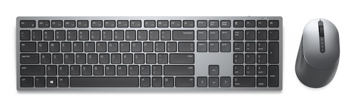 DELL KM7321W, Full-size (100%), Wireless, RF Wireless + Bluetooth, Scissor key switch, Grey, Titanium, Mouse included