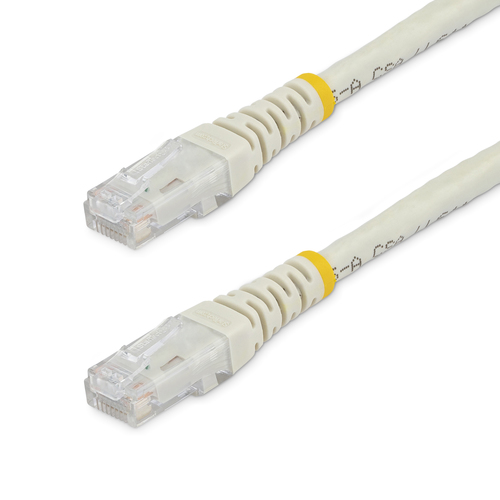 StarTech.com C6PATCH25WH, 7,62 m, Cat6, U/UTP (UTP), RJ-45, RJ-45, White