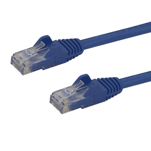 StarTech.com N6PATCH8BL, 2,4 m, Cat6, U/UTP (UTP), RJ-45, RJ-45, Blue