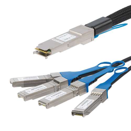 StarTech.com QSFP4SFPPC3M, 1 m, QSFP+, 4x SFP+