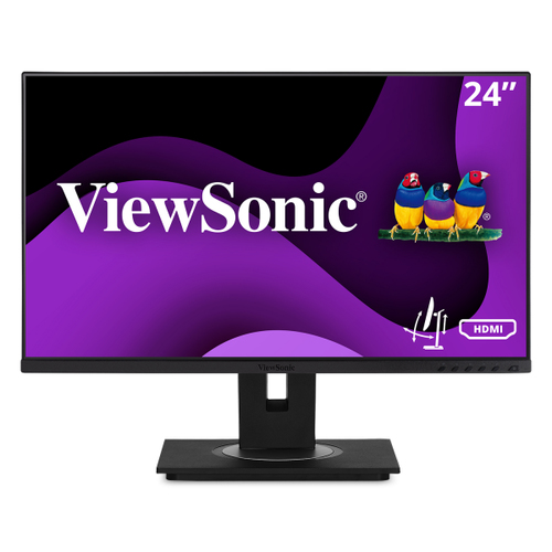 Viewsonic VG Series VG2448a, 61 cm (24"), 1920 x 1080 pixels, Full HD, LED, 5 ms, Black