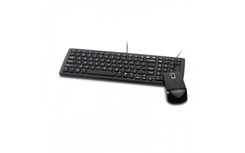 Viewsonic VMP10B_KM1US05, Wired, USB, Membrane, QWERTY, Black, Mouse included