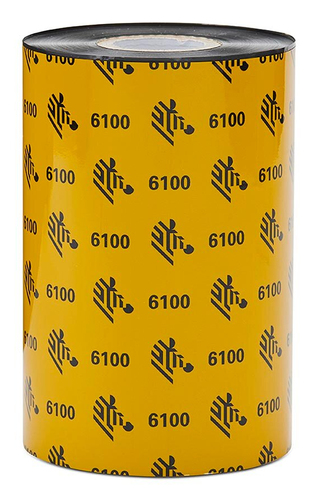 Zebra 6100 Wax/Resin, 48 pc(s), Black, Wax, Zebra