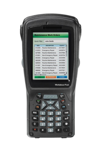 Motorola WORKABOUTPRO 4 SHORT NUM FR 2D IMAG, 9,4 cm (3.7"), 640 x 480 pixels, 0,512 GB, 4 GB, MicroSD (TransFlash), RAM