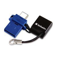 Verbatim Store ‘n’ Go Dual 64 GB, 64 GB, USB Type-A / USB Type-C, 3.2 Gen 1 (3.1 Gen 1), Capless, Blue