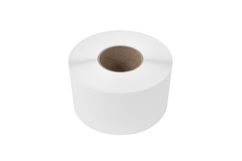 Brother BDS1B330102, White, Self-adhesive printer label, Die-cut label, Roll, Direct thermal, Acrylic
