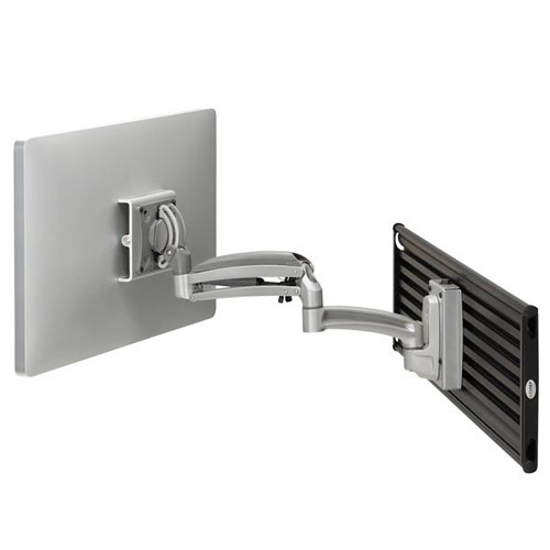 Chief K1S120S, 25,4 cm (10"), 76,2 cm (30"), 75 x 75 mm, 100 x 100 mm, -10 - 75°, Silver