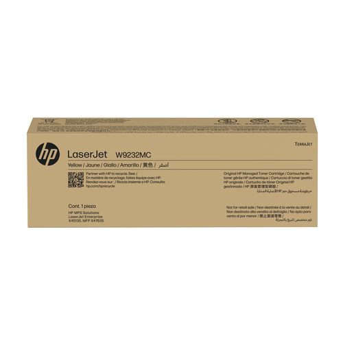 HP W9232MC Yellow Managed Original LaserJet Toner Cartridge, 8000 pages, Yellow, 1 pc(s)
