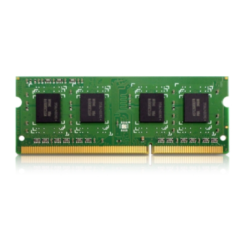 QNAP RAM-2GDR3LA0-SO-1866, 2 GB, 1 x 2 GB, DDR3L, 1866 MHz, 204-pin SO-DIMM, Black, Green
