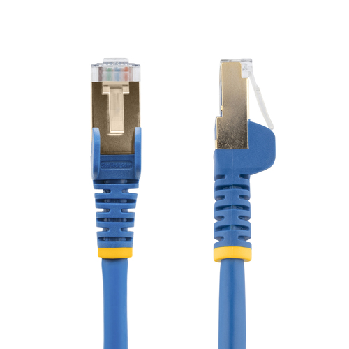 StarTech.com C6ASPAT8BL, 2,4 m, Cat6a, RJ-45, RJ-45, Blue