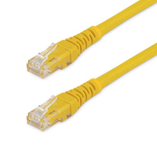 StarTech.com C6PATCH5YL, 1,5 m, Cat6, U/UTP (UTP), RJ-45, RJ-45, Yellow