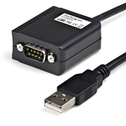 StarTech.com ICUSB422, DB9 M, USB-A FM, 1,8 m, Black