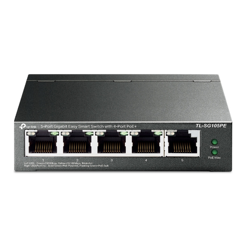 TP-Link TL-SG105PE, Managed, L2, Gigabit Ethernet (10/100/1000), Power over Ethernet (PoE)