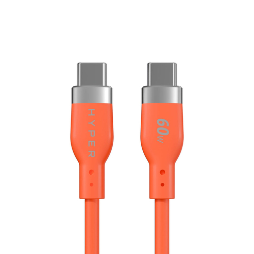 Targus HyperJuice Flex, 1,5 m, USB C, USB C, USB 2.0, 0,48 Gbit/s, Orange
