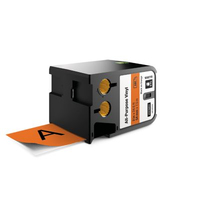 DYMO 1868770, Black on orange, Black, Thermal transfer, Vinyl, Belgium, -40 - 60 °C