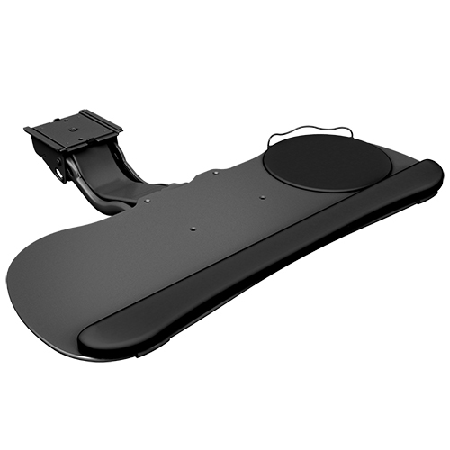 Chief KBD-S2S-27F, Keyboard clamp/mouse tray, Black, Rectangular, -140 - 178 mm, -139,7 - 177,8 mm (-5.5 - 7"), 686 mm
