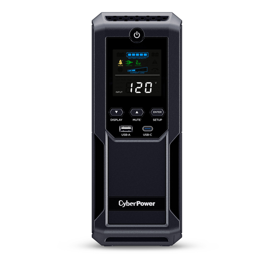 CyberPower LCD CP1500AVRLCD3, Line-Interactive, 1,5 kVA, 900 W, Simulated sine, 120 V, 120 V