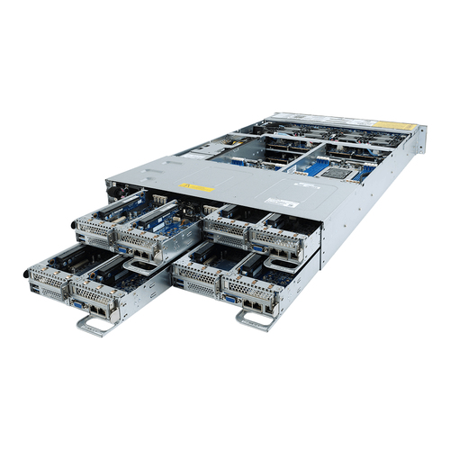 GIGABYTE H262-Z62, Socket SP3, AMD, AMD EPYC, DDR4-SDRAM, 128 GB, 64 GB