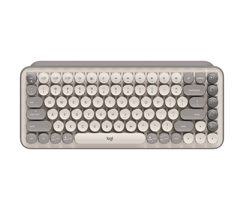 Logitech POP Keys, Mini, Wireless, Bluetooth, Mechanical, QWERTY, Grey