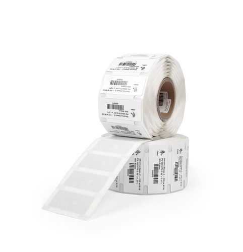 Zebra Silverline Slim II RFID Label, White, Synthetic, Thermal transfer, Zebra