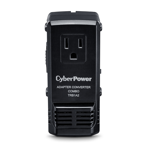 CyberPower TRB1A2, 100-240 V, 2,5 A, Black, Acrylonitrile butadiene styrene (ABS), 66,8 mm, 47,5 mm