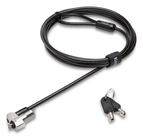 Kensington K64445, 1,8 m, Nano, Key, Carbon steel, Steel, Silver