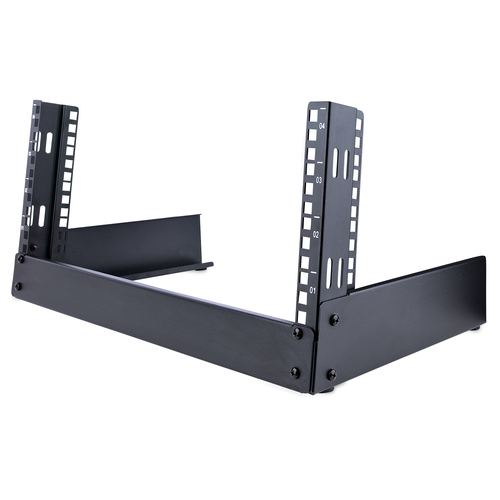StarTech.com RK4OD, Freestanding rack, 4U, 30 kg, 1,7 kg, Black
