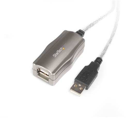 StarTech.com USB2FAAEXT15, 4,6 m, USB A, USB A, USB 2.0, Male/Female, Grey