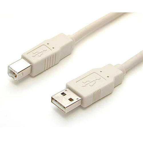 StarTech.com USBFAB_3, 0,9 m, USB A, USB B, USB 2.0, Male/Male, Beige