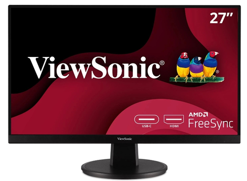 Viewsonic VA VA2447-MHU, 61 cm (24"), 1920 x 1080 pixels, Full HD, LED, 5 ms, Black