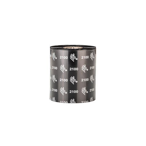 Zebra 2100 Wax, 450 m, 8,9 cm, 12 pc(s), Black, Wax, 2,5 cm