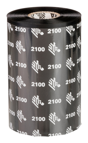 Zebra 2100 Wax, 450 m, 11 cm, 12 pc(s), Black, Wax, 2,5 cm